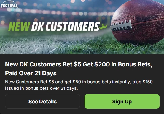 Example sportsbook new customer promotion